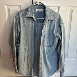 NWT Aritzia denim forum shirt